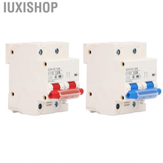 Iuxishop DC Circuit Breaker 2P DZ47Z 125 100A DIN Rail Miniature for Solar PV System Electrical Equipment 1000V