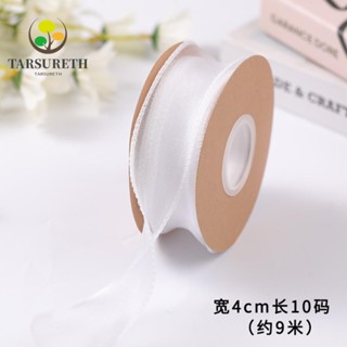 Tarsureth ริบบิ้นผ้าชีฟอง กว้าง 1.5 นิ้ว 30 หลา 3 สี สําหรับตกแต่งบ้าน