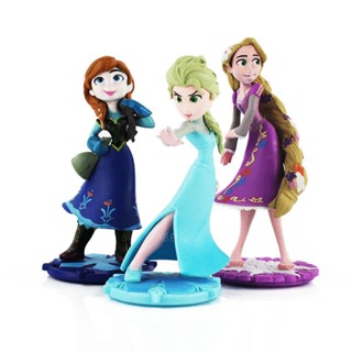 [TATA] ตุ๊กตาเจ้าหญิงเอลซ่า แอนนา Frozen Adventure สําหรับตกแต่งเค้ก รถยนต์