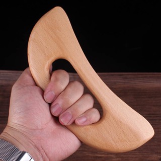 Hot Sale# rolling bar knife leg back massage board muscle sand scraping meridians general purpose lazy scraper Beech fascia knife 8cc