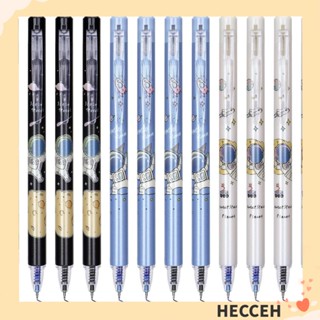 Hecceh ปากกาเจล 0.5 มม. สีดํา คุณภาพสูง สําหรับสํานักงาน 12 ชิ้น