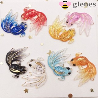 Glenes ปลาทองจิ๋ว แฮนด์เมด 12 สี 8 ชิ้น ต่อชุด DIY