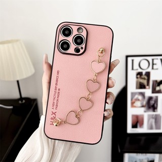 สําหรับ Samsung Galaxy Note20 Ultra Note10+ Note10 plus Note9 Note8 S9+ S9 เคสโทรศัพท์มือถือ Soft TPU Case เคสมือถือ Trendy Leather Cover ป้องกันการตก เปลือกแข็ง สร้อยข้อมือรัก