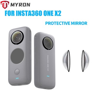 Myron การ์ดป้องกันเลนส์กล้องแอคชั่น สําหรับ Insta360 ONE X2