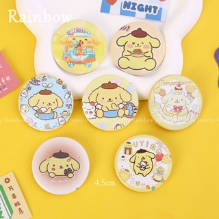 [Rainbow] เข็มกลัด ลายอนิเมะ Sanrio พุดดิ้ง สุนัขน่ารัก ของขวัญ สําหรับนักเรียน ติดกระเป๋า