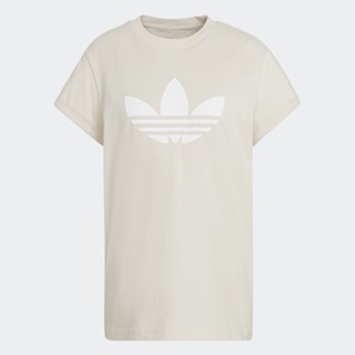 adidas ไลฟ์สไตล์ เสื้อยืด ผู้หญิง สีเบจ HU1630