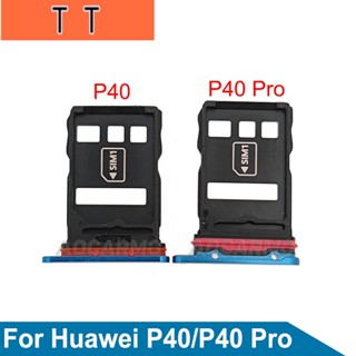  ถาดซิมการ์ดนาโน MicroSD แบบเปลี่ยน สําหรับ Huawei P40 P40Pro