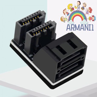 [armani1.th] เมนบอร์ดแปลง 2 SATA 7Pin ตัวผู้ เป็นตัวเมีย สําหรับเมนบอร์ดเดสก์ท็อป