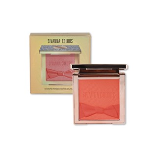 SIVANNA DIAMOND ROSE ESSENCE OIL BLUSH (HF4027) : ซิวานน่า ปัดแก้ม บลัช ไดม่อนด์ x 1 ชิ้น abcmall