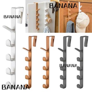 Banana1 ขายดี ตะขอแขวนเสื้อผ้า พลาสติก สําหรับแขวนประตู