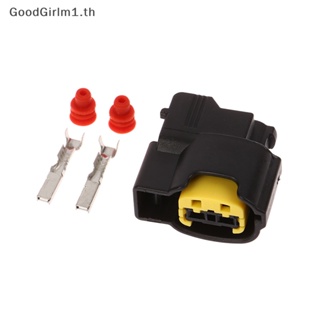 Goodgirlm1 ปลั๊กซ็อกเก็ตคอยล์จุดระเบิด ตัวเมีย 2 Pin กันน้ํา 49093-0211 สําหรับ KIA HYUNDAI TH 1 ชุด