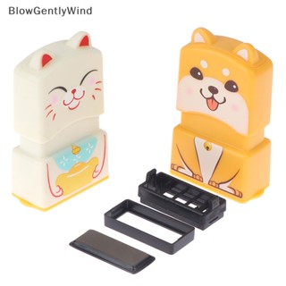 Blowgentlywind แสตมป์ชื่อ ลายน่ารัก DIY สําหรับเด็ก