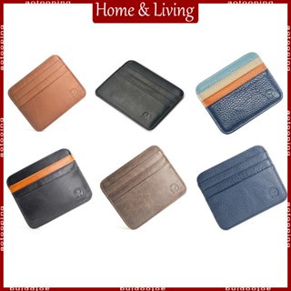 Aotoo กระเป๋าใส่เหรียญ หนัง RFID แบบบาง อุปกรณ์เสริมการเดินทาง สําหรับผู้ชาย และผู้หญิง