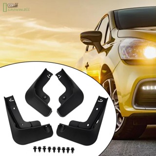 [ISHOWMAL-TH]Car Mudguard Front Rear Mudguard Splash Guards Black ABS Car Accessories-New In 9-