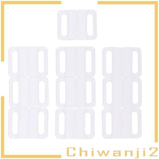 [Chiwanji2] คลิปตะขอบิกินี่ 14 มม. สีดํา 10 คู่