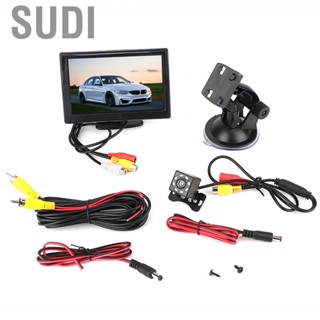 Sudi Car  5 in TFT LCD  2CH Video Input with 8LEDs Night Vision