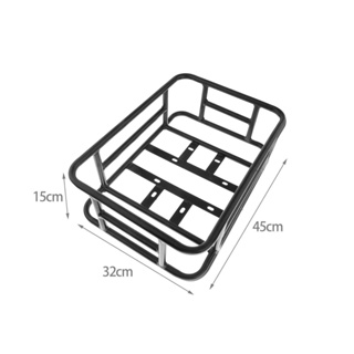 [Lszcx6l] ตะกร้าเหล็ก ด้านหลัง อุปกรณ์เสริม สําหรับจักรยาน E