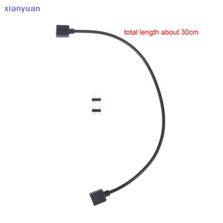 Xianyuan สายเคเบิลเชื่อมต่อแยก ARGB 5V 3 Pin 12V 4pin สําหรับเมนบอร์ดคอมพิวเตอร์ PC AURA RGB LED Strip Light XY