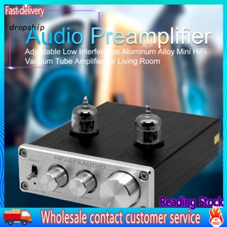 Dro_ FX-Audio Tube-03 เครื่องขยายเสียง 6K4 ท่อสุญญากาศ ปรับเสียงแหลม เบส มินิ HiFi บัฟเฟอร์ RCA พรีแอมป์ สําหรับห้องนั่งเล่น