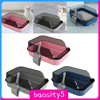 [Baosity5] ถาดห้องน้ําสัตว์เลี้ยง ทําความสะอาดง่าย สําหรับแมว