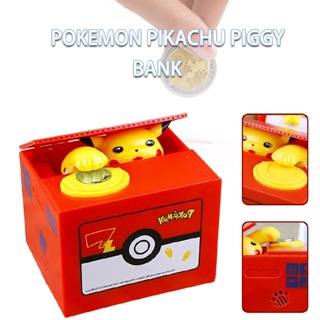 Pikachu Saving Money Box Electronic Coin Piggy Bank Gift Moving Pokemon