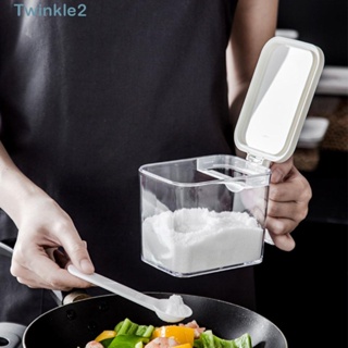 Twinkle กล่องเก็บเครื่องเทศ สมุนไพร พริกไทย และเครื่องเทศ กันฝุ่น