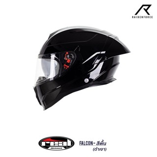 หมวกกันน็อค REAL Helmet Falcon พื้น-ดำ