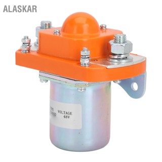 ALASKAR DCคอนแทค400AคอนแทคSolenoidสำหรับจักรยานไฟฟ้ารถยกแบตเตอรี่รถเข็นดึงอุปกรณ์มอเตอร์DC48V