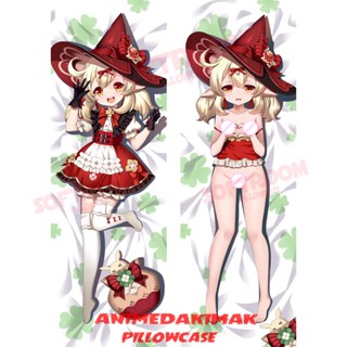 Genshin Impact Klee Dakimakura ปลอกหมอนอิงโซฟา แบบนิ่ม ลายอนิเมะญี่ปุ่น Otaku ขนาด 50x160 ซม. DK4724