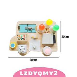 [Lzdyqmy2] บอร์ดของเล่นเสริมการศึกษา สําหรับเด็กก่อนวัยเรียน DIY