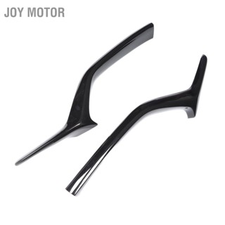 JOY Motor 2Pcs Front Grill Trim Glossy สีดำพลาสติก ABS กันชน Moulding สำหรับ MAZDA CX-5 CX-8 2017-2019