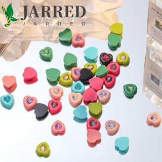 Jarred พลอยเทียม รูปหัวใจ สีแคนดี้ สําหรับตกแต่งเล็บ DIY 10 ชิ้น ต่อชุด Y2K