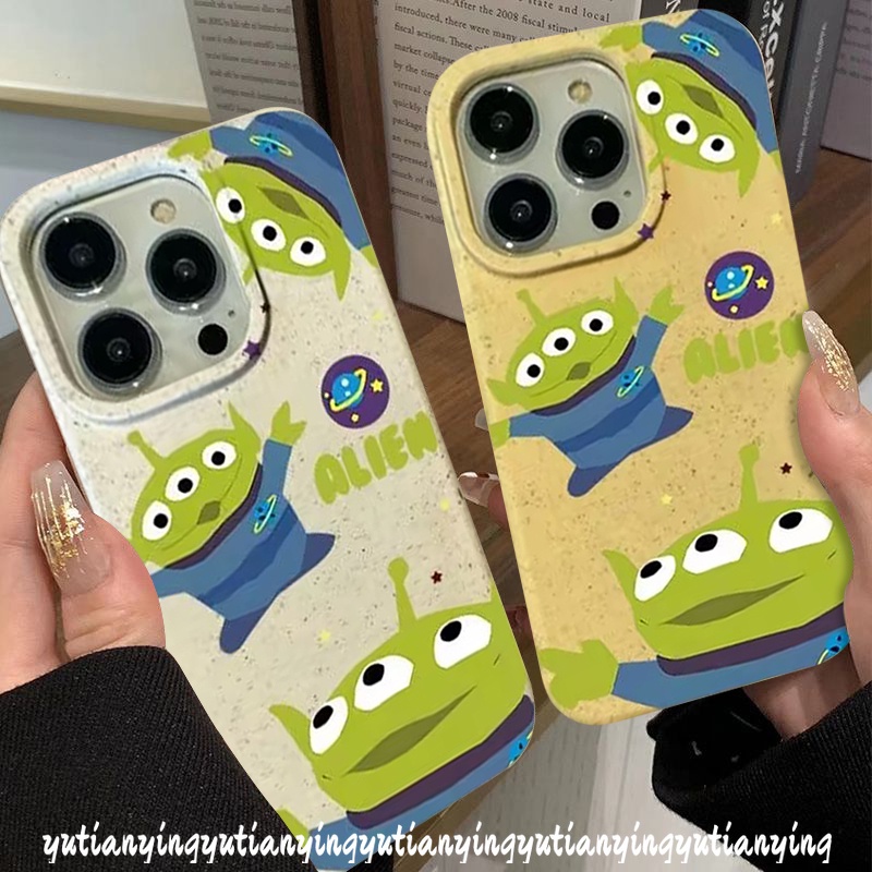 เคสโทรศัพท์มือถือ แบบนิ่ม ลายการ์ตูนลิตเติ้ลมอนสเตอร์ ย่อยสลายได้ เป็นมิตรกับสิ่งแวดล้อม สําหรับ iPhone XR XS X Max 11 12 14 15 13 Pro Max 7plus 7 6 6S 8 15 Plus SE