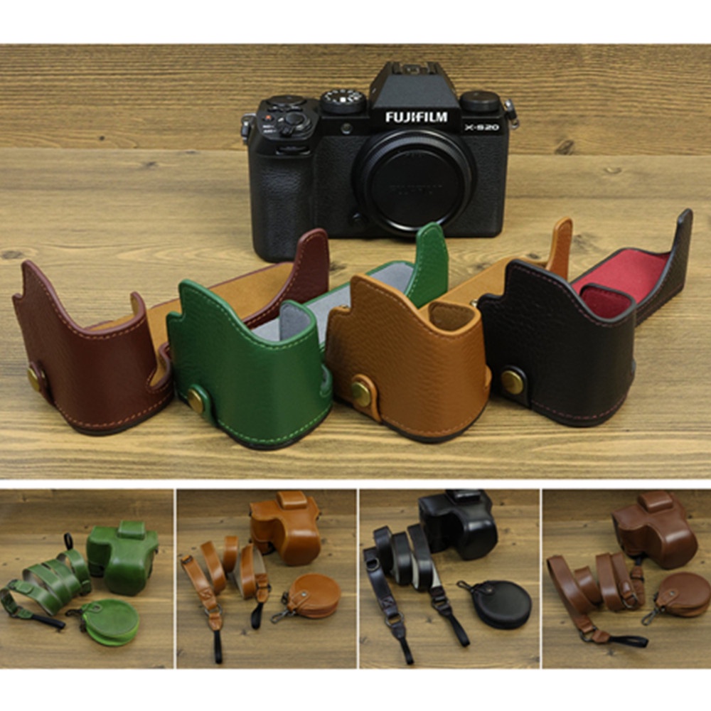 Xs20 PU / ของแท้ ครึ่งเคส ฐานบอดี้ เคส สําหรับกล้อง Fujifilm Fuji X-S20 & XC 15-45 มม. F3.5-5.6