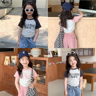 MAX BABY🐰พร้อมส่ง🐰เสื้อยืดเด็กผู้หญิง  เสื้อครอปเด็ก.(926)