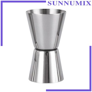 [Sunnimix] จิกเกอร์สเตนเลส แบบสองหัว สําหรับบาร์เทนเดอร์ บ้าน ห้องครัว ตั้งแคมป์