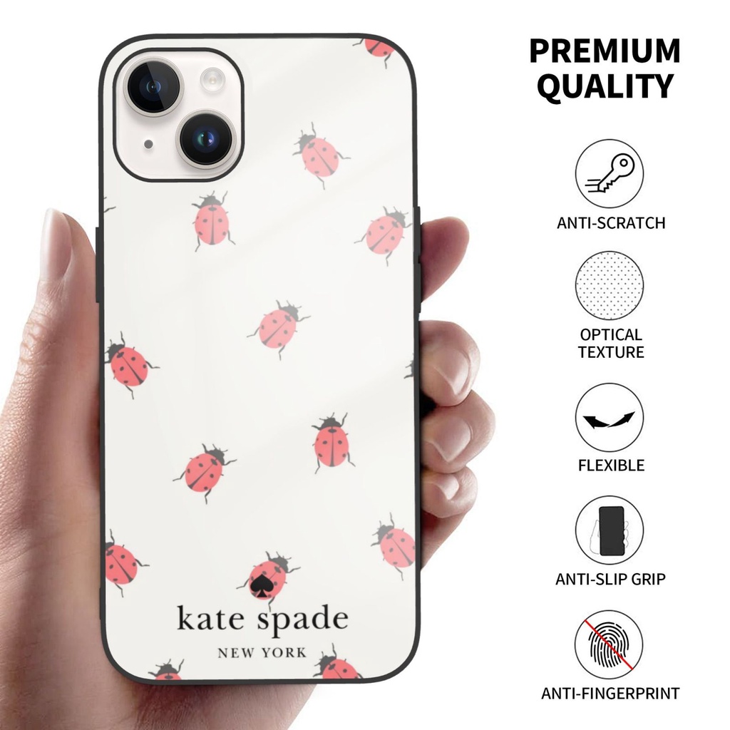 เคสป้องกันโทรศัพท์มือถือ ลาย Kate Spade แฟชั่น สําหรับ IPhone 15 13 14 12 Pro Max