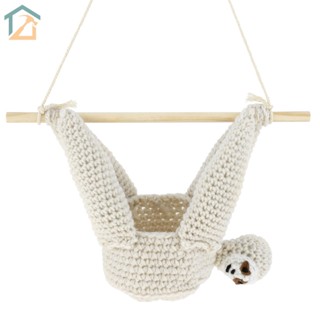 Sloth ชุดที่แขวนกระถางต้นไม้ แบบผ้าทอมือ SHOPCYC7300