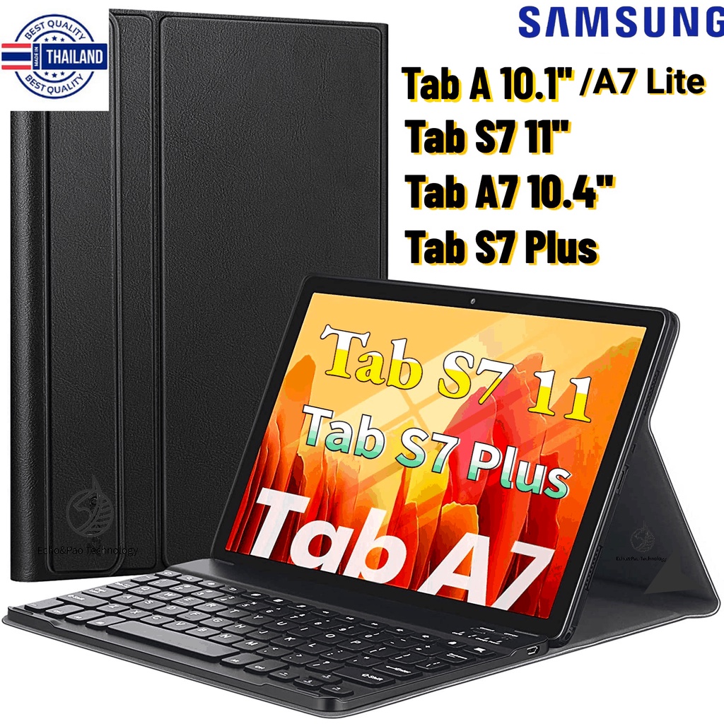 เคสคีย์อร์ด Samsung Galaxy Tab S7 FE/ Tab S8 Plus/S8/S7/S7 Plus / Tab A7 10.4'' / Tab S7 Plus /Tab A 10.1'' /Tab A7 lite