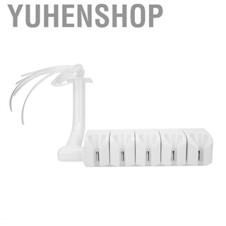 Yuhenshop Dental Handpiece Holder 5-Seat Holding Stand Rack With Air Inlet