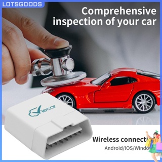 ★ Lotsgoods.th ★【พร้อมส่ง】 Elm327 เครื่องทดสอบความผิดพลาดของรถยนต์ บลูทูธ 4.0 2.0 9 OBD2 สําหรับ Android IOS Windows