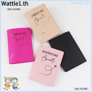 Wttle กระเป๋าใส่หนังสือเดินทาง บัตรเครดิต หนัง PU สไตล์สร้างสรรค์