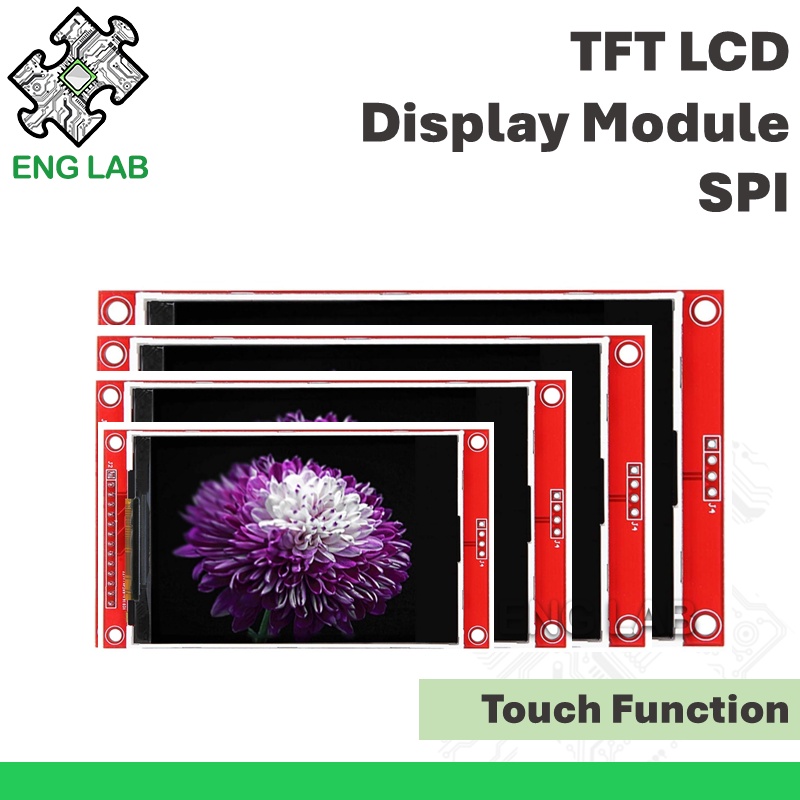 ภาษาอังกฤษ★โมดูลหน้าจอ LCD SPI TFT 2.4 2.8 3.2 3.5 นิ้ว อินเตอร์เฟซ SPI สําหรับ Arduino และ Raspberry PI