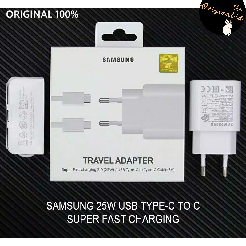 ที่ชาร์จ SAMSUNG A34 A54 A24 M34 F34 F54 M54 F14 4G 5G Type C to C ORIGINAL FAST CHARGING SUPER 25W 