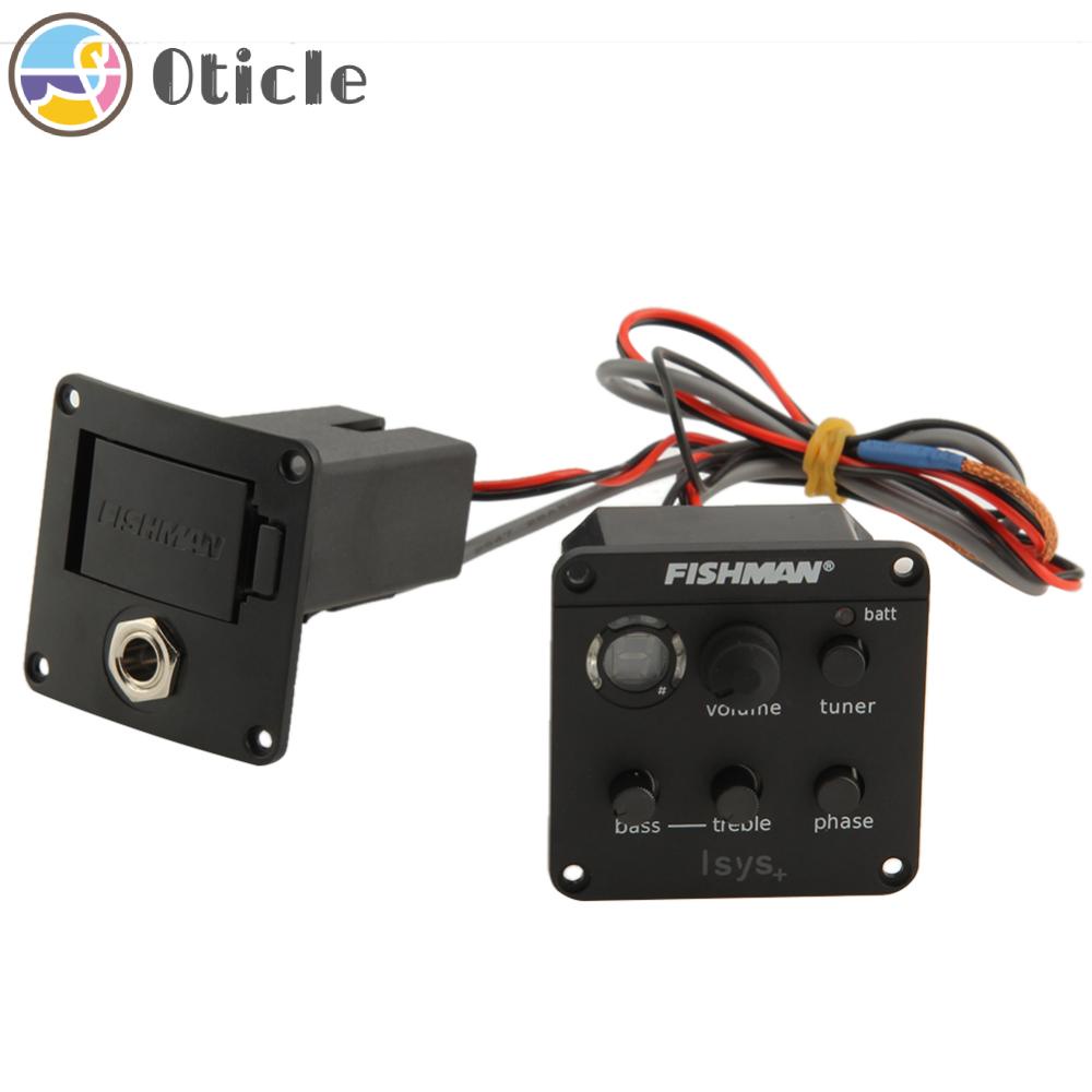 Isys+ อีควอไลเซอร์ 4-band EQ สําหรับกีตาร์อะคูสติก [Oticle]