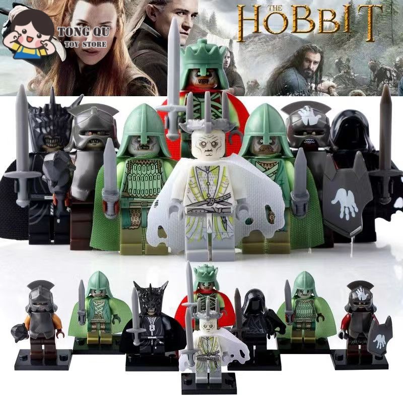 บล็อกตัวต่อ รูปตุ๊กตา Lord of the Rings Angela Witch King of the Rings King of the Undead ขนาดเล็ก สําหรับสะสม