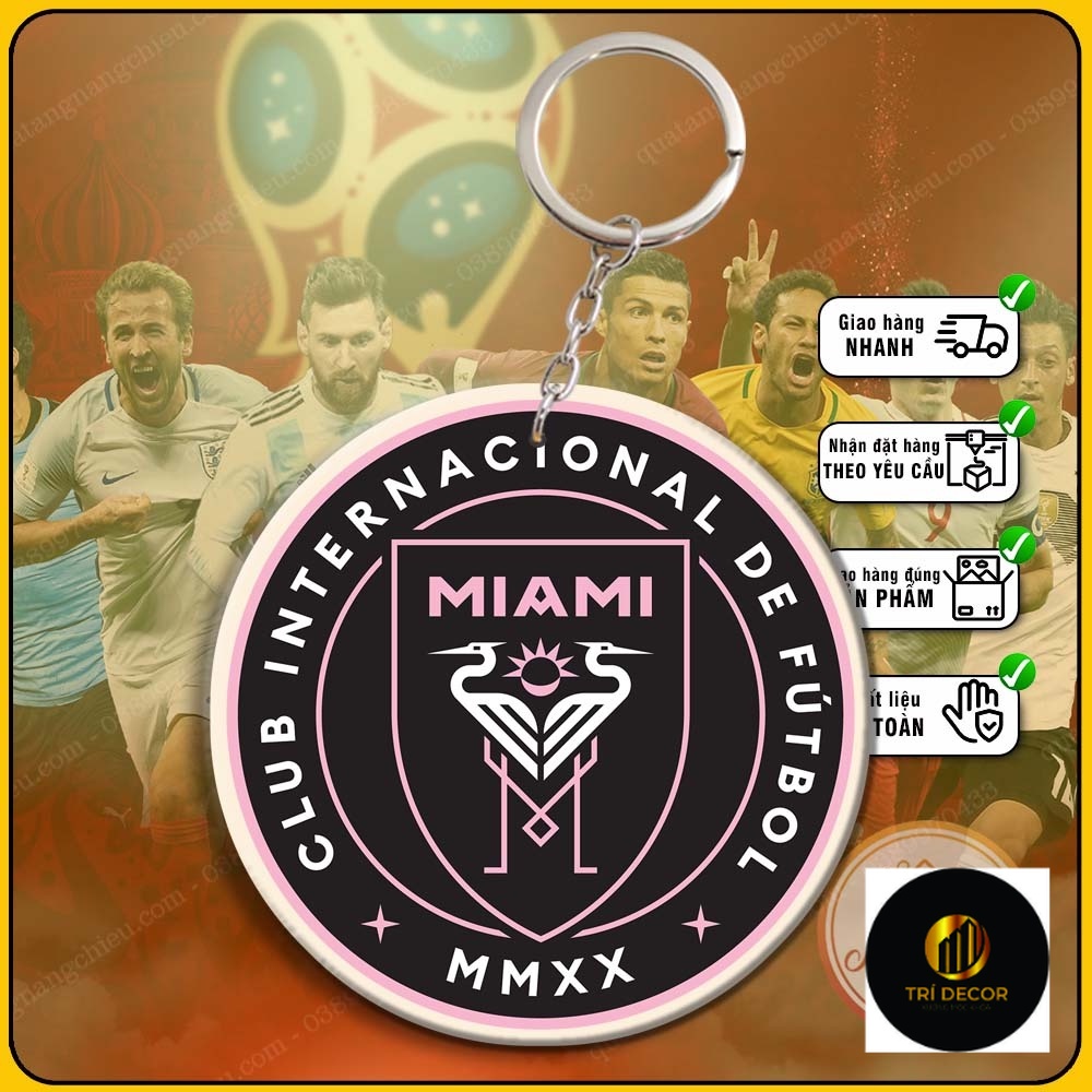 พวงกุญแจโลโก้ Inter miami พวงกุญแจสโมสร al nassr - อัพเดทสโมสรล่าสุดในปี 2023 - พิมพ์ตามความต้องการ