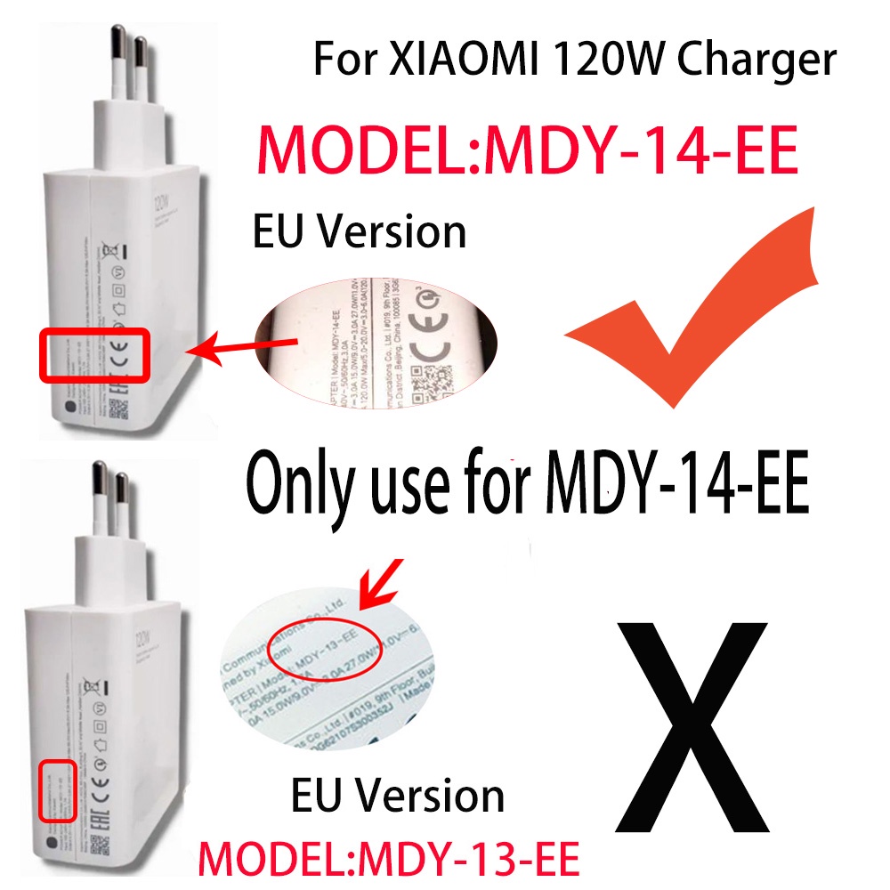 Xiaomi 120W ตัวป้องกันที่ชาร์จ สําหรับ Model MDY-14-EE/MDY-14-ED xiaomi 13 pro - รูปที่ 2