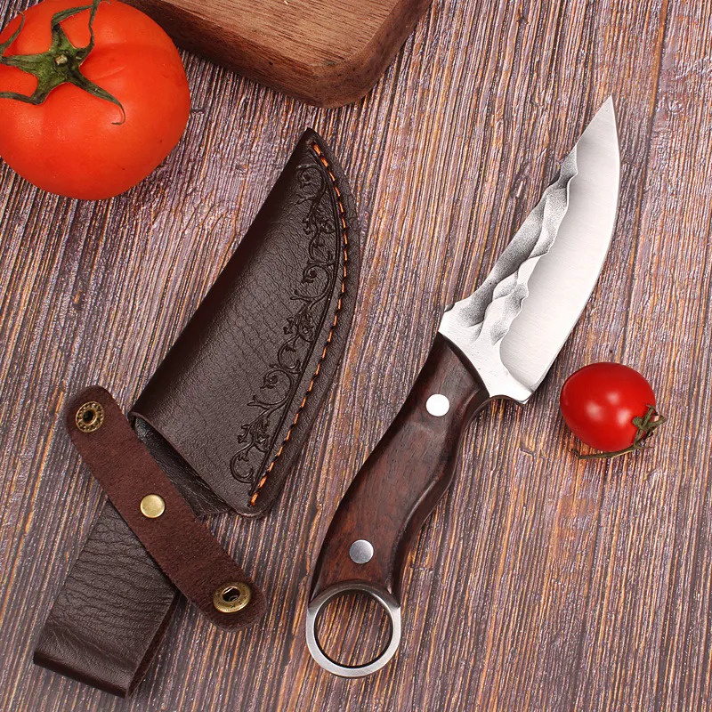 Boning Knife Kitchen Knife 5cr15 Stainless Steel Meat Cleaver Fruit Knife Butcher Knife Outdoor Port
