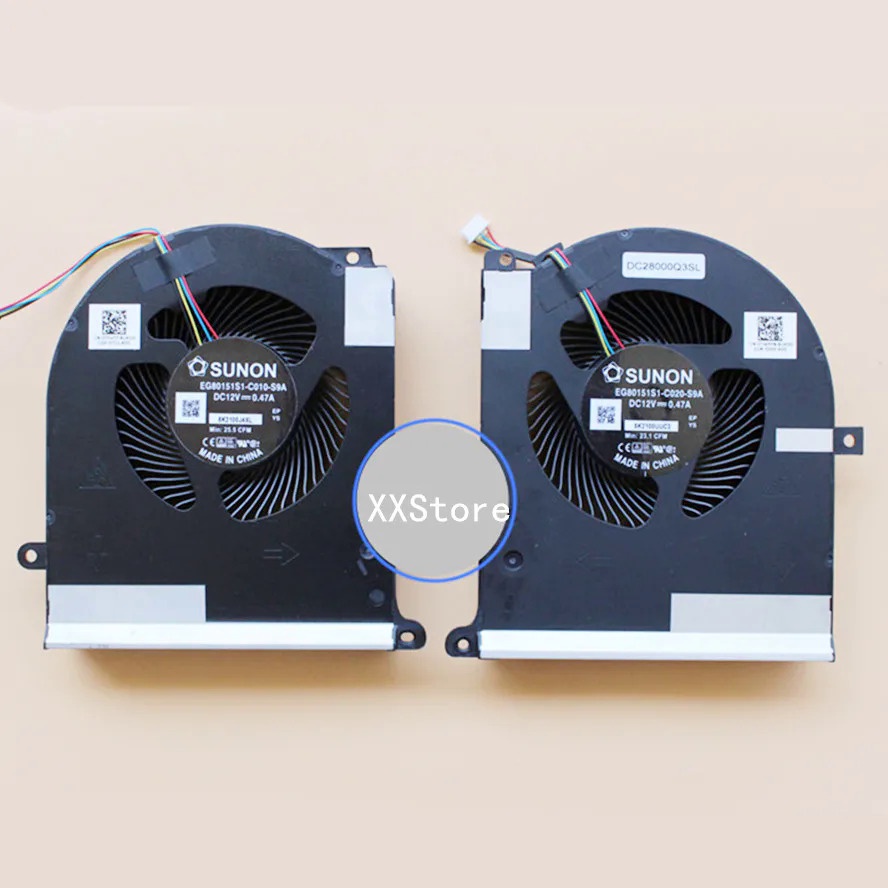 แล็ปท็อป EG80151S1-C010-S9A EG80151S1-C020-S9A พัดลมระบายความร้อน DC12V 0.47A สําหรับ DELL Alienware